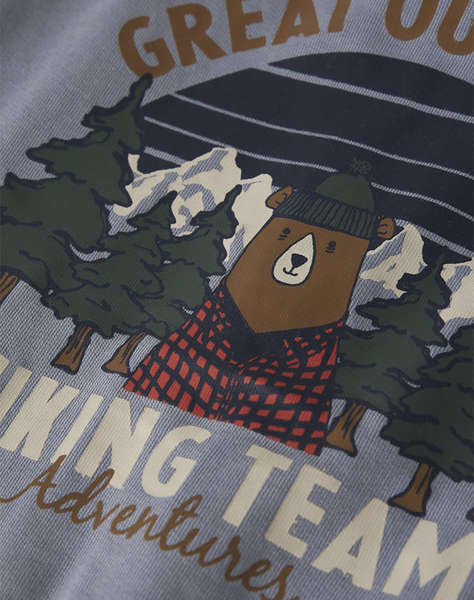 NAME IT NMMVOLTINUS NREG SWEAT CARD WH BRU