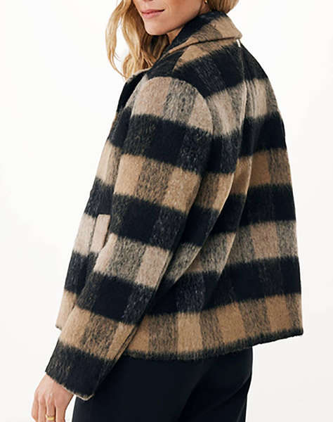 MEXX Checked peacoat