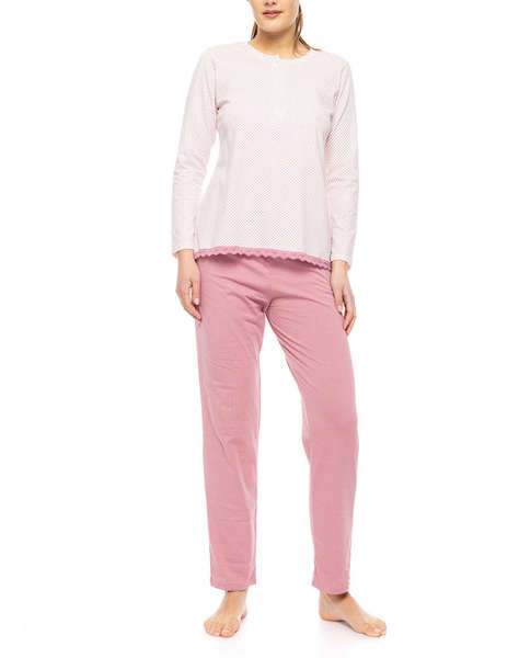 PINK LABEL PYJAMA PETIT ROSE FLOWER