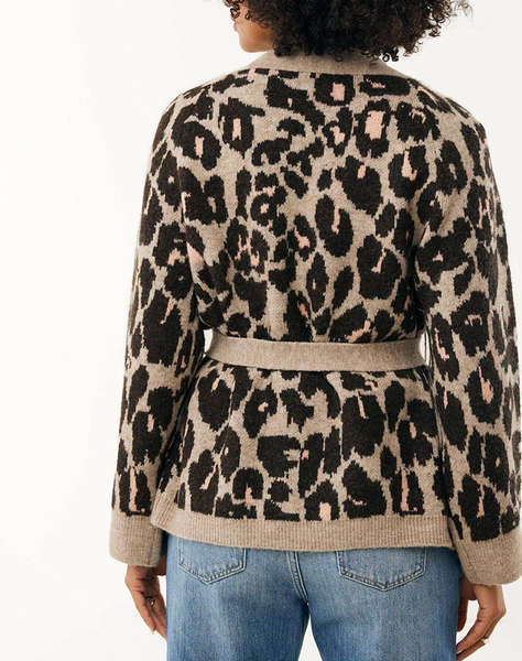 MEXX Leopard jacquard kimono