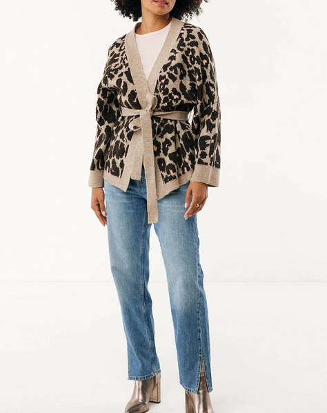 MEXX Leopard jacquard kimono