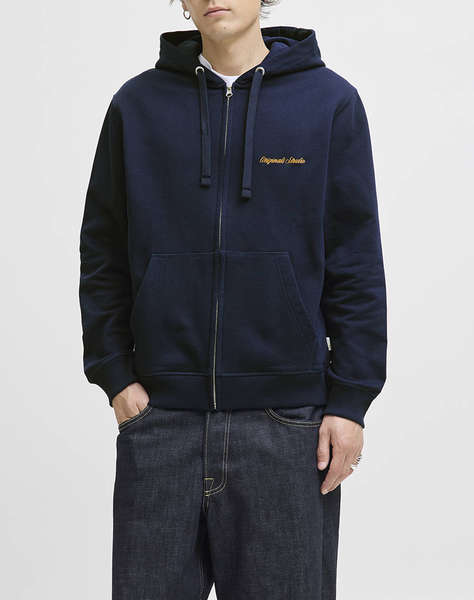 JACK&JONES JORNORREBRO EMB SWEAT ZIP HOOD NOOS
