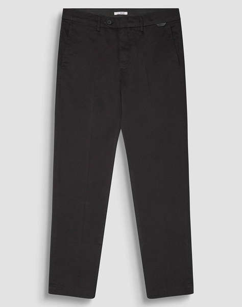 ANTONY MORATO MMTR00764FA800190 MIN OF 6 TROUSERS MARK SLIM FIT IN STRETCH TWILL COTTON FABRIC WITH LOGOED RUBBER FLAG МЪЖКИ ПАНТАЛОН