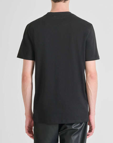 ANTONY MORATO MMKS02570FA100240 MIN OF 6 T-SHIRT REGULAR FIT IN JERSEY COTTON FABRIC WITH FLOCK PRINT МЪЖКА БЛУЗА
