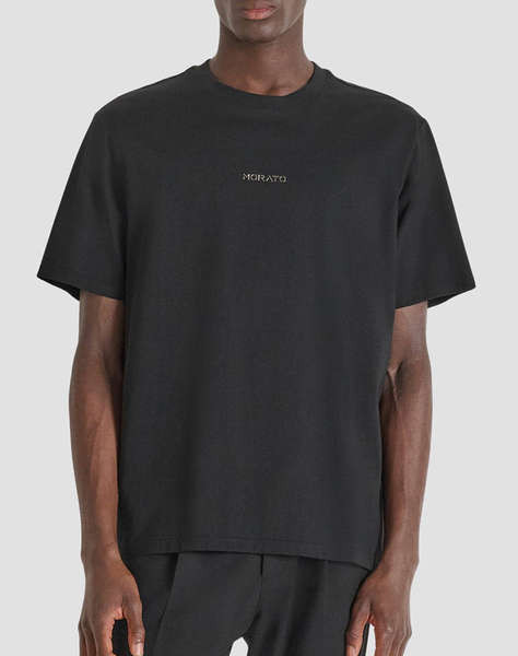 ANTONY MORATO MMKS02560FA100240 MIN OF 6 T-SHIRT RELAXED FIT IN JERSEY COTTON FABRIC WITH SPONGE EFFECT LOGO PRINT МЪЖКА БЛУЗА