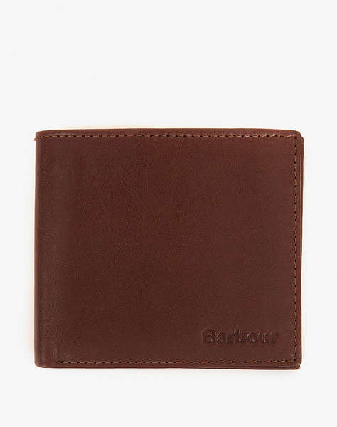 BARBOUR BARBOUR COLWELL LEATHER BILLFOLD WALLET (Размери: 9.5 x 11см.)