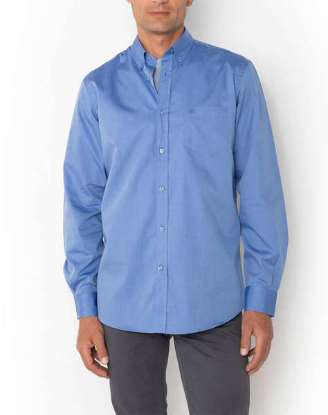 THE BOSTONIANS РИЗА FIL A FIL REGULAR FIT Plain FIL A FIL Button-down Regular Fit