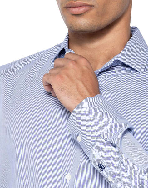 THE BOSTONIANS РИЗА ACORN TWILL CUSTOM FIT Stripe TWILL Semi-rex Custom FIT