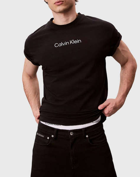 CALVIN KLEIN SS STANDARD LOGO 30S CREWNK TEE