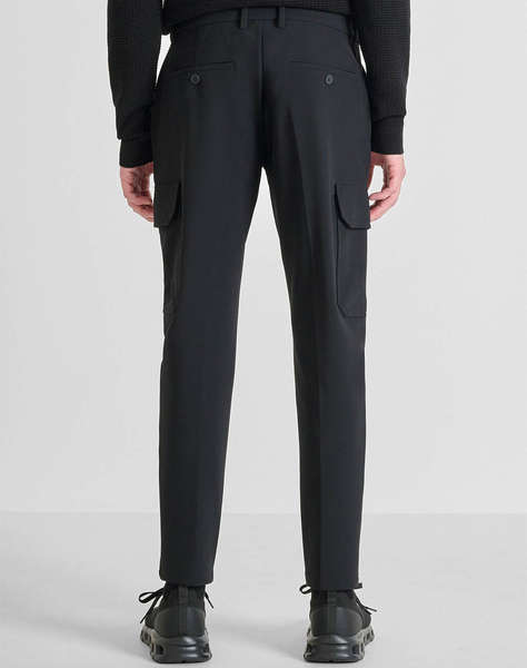 ANTONY MORATO MMTR00765FA600297 MIN OF 6 TROUSERS BJORN SKINNY FIT IN BI-STRETCH FABRIC TECHNO HANDFEEL WITH METAL BADGE МЪЖКИ ПАНТАЛОН