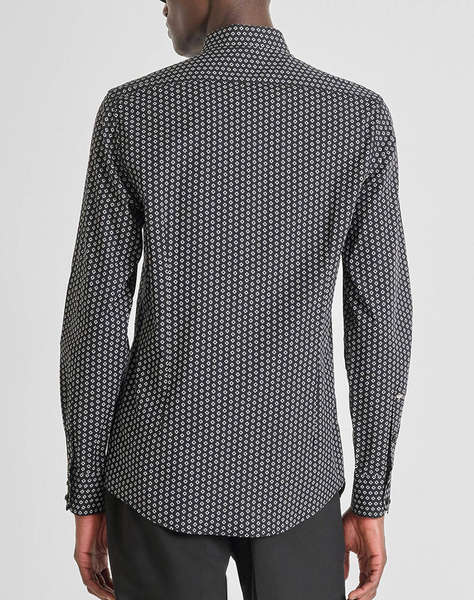 ANTONY MORATO MMSL00628FA430654 MIN OF 6 SHIRT NAPOLI SLIM FIT IN SOFT TOUCH PRINTED COTTON VISCOSE BLEND FABRIC МЪЖКА БЛУЗА