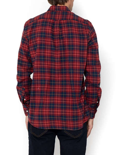 THE BOSTONIANS РИЗА COPLEY FLANNEL REGULAR FIT BigCheck FLANNEL Button-down Regular FIT