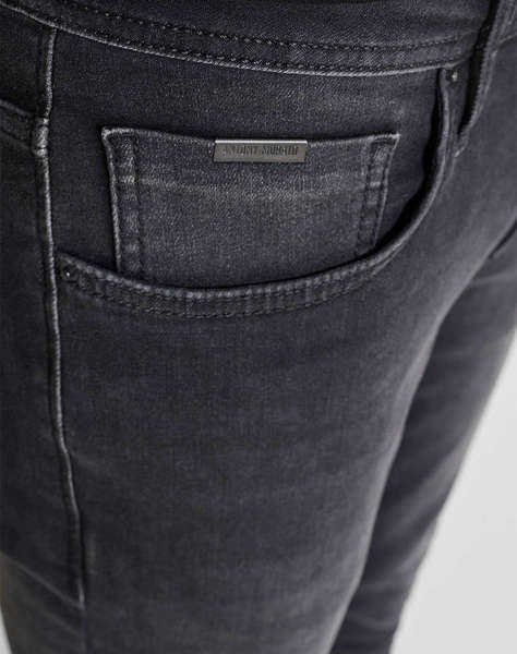 ANTONY MORATO MMDT00241FA7506121W02103 MIN OF 10 JEANS OZZY TAPERED FIT IN BLACK BLACK DENIM МЪЖКИ ПАНТАЛОН