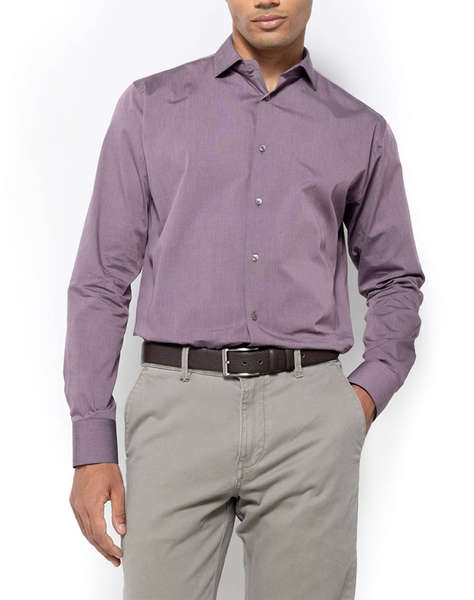 THE BOSTONIANS РИЗА POPLIN CUSTOM FIT Plain POPLIN Semi-rex Custom FIT