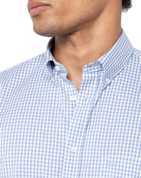 THE BOSTONIANS РИЗА CHESTER TWILL REGULAR FIT MiniCheck TWILL Button-down Regular FIT