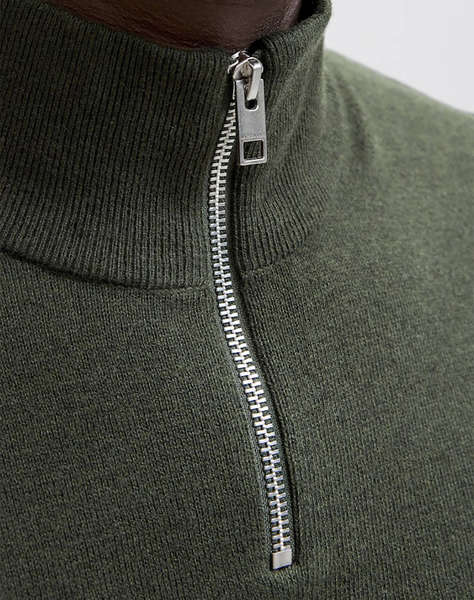 JACK&JONES JJEEMIL KNIT HALF ZIP NOOS