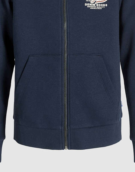 JACK&JONES JJELOGO SWEAT ZIPHOOD 2COL NOOS JNR