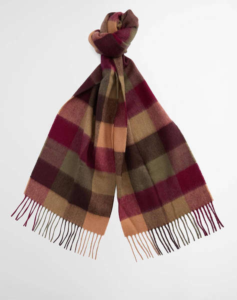 BARBOUR LAMBSWOOL TATTERSALL SCARF