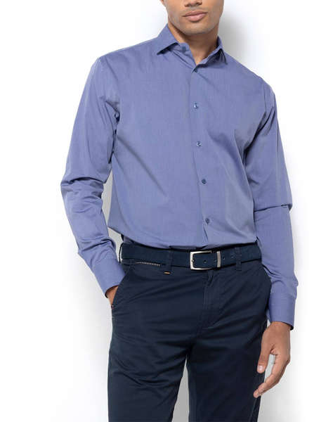 THE BOSTONIANS РИЗА POPLIN CUSTOM FIT Plain POPLIN Semi-rex Custom FIT