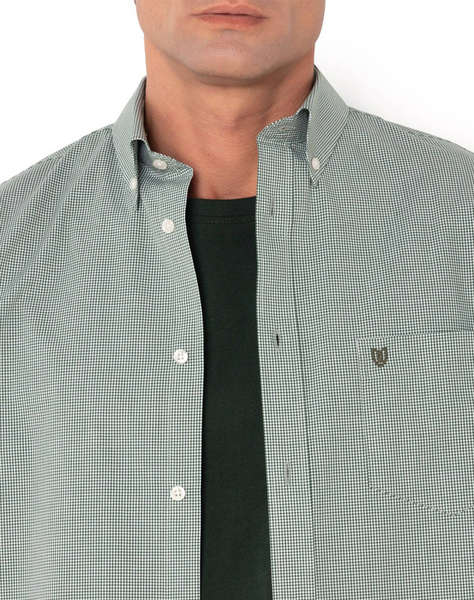 THE BOSTONIANS РИЗА CHESTER POPLIN REGULAR FIT MiniCheck POPLIN Button-down Regular Fit