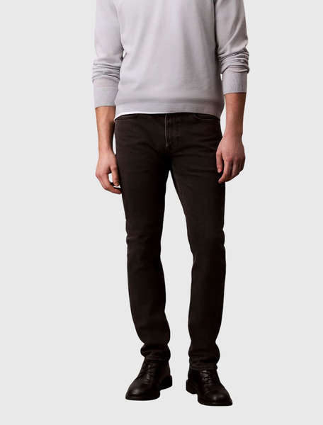 CALVIN KLEIN SLIM CK ESSENTIAL BLACK JEAN