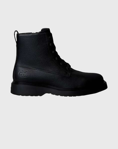 CALVIN KLEIN COMBAT ESS LACE UP ZIP BOOT LTH