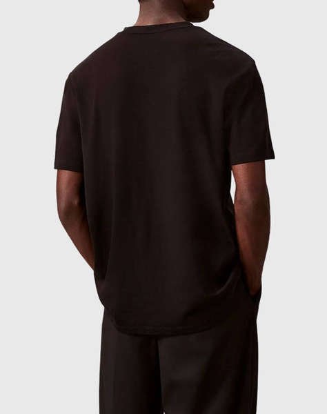 CALVIN KLEIN SS SUPIMA CHEST EMB CREWNECK TEE