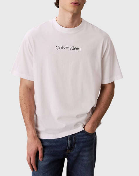 CALVIN KLEIN SS STANDARD LOGO 30S CREWNK TEE