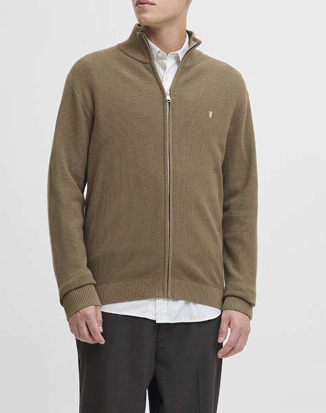 JACK&JONES JPRBLUREX KNIT FULL ZIP CARDIGAN LN