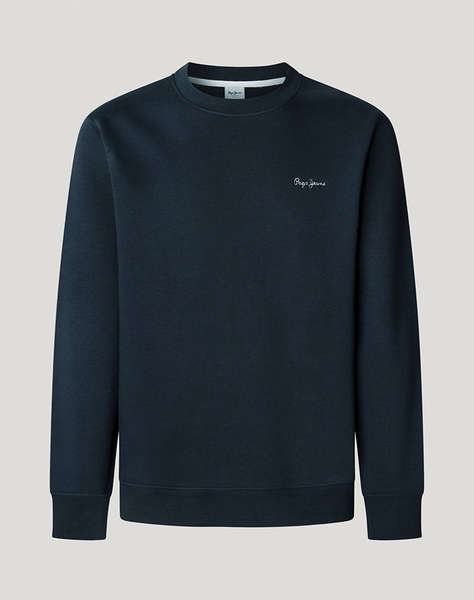 PEPE JEANS DROP 2A MACBETH SMALL LOGO PLAIN CREW МЪЖКИ СУИТШЪРТ