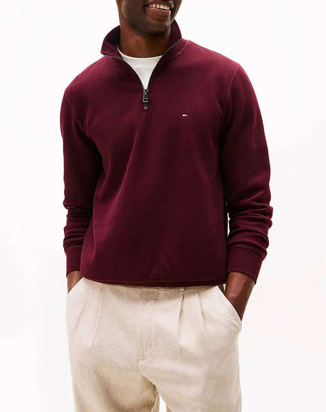 TOMMY HILFIGER ESSENTIAL FLEECE 1/4 ZIP
