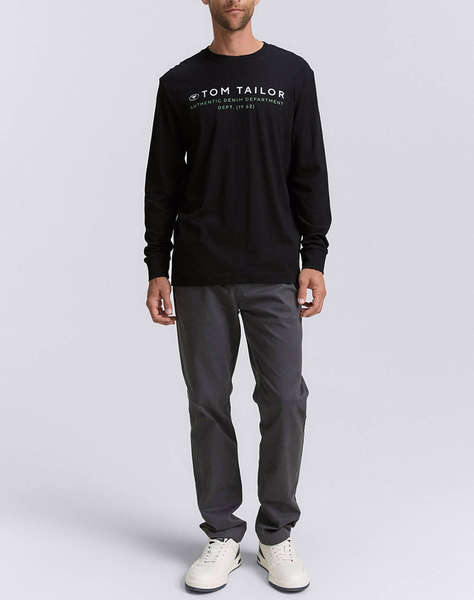 TOM TAILOR PRINTED LONGSLEEVE MEN''S T-SHIRT