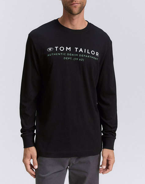 TOM TAILOR PRINTED LONGSLEEVE MEN''S T-SHIRT