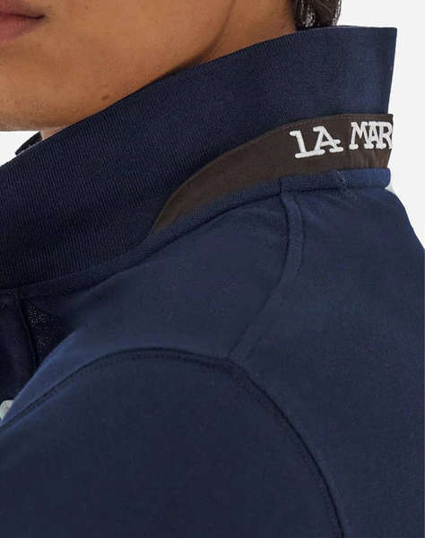 LAMARTINA BLOUSE ПОЛО MM MAN L/S POLO PIQUET STRETCH