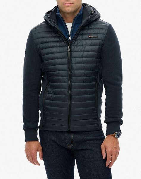 SUPERDRY D1 SDSW HOOD STORM FLEECE HYBRID JKT МЪЖКО ЯКЕ