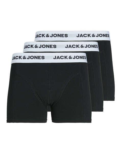 JACK&JONES JACBASIC WHITE WB TRUNKS 3 PACK SN