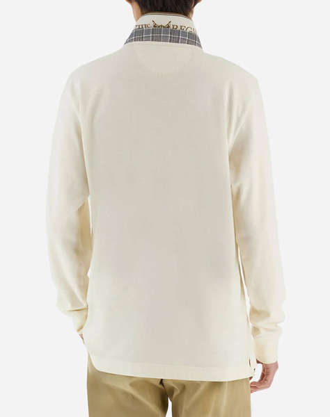 LAMARTINA BLOUSE ПОЛО MM MAN POLO L/S PIQUET STRETCH