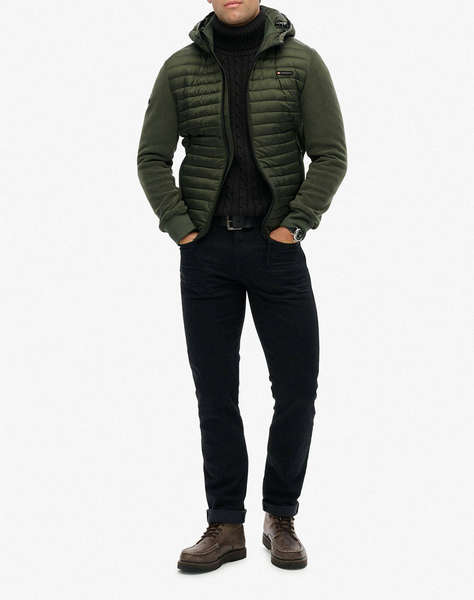 SUPERDRY D1 SDSW HOOD STORM FLEECE HYBRID JKT МЪЖКО ЯКЕ