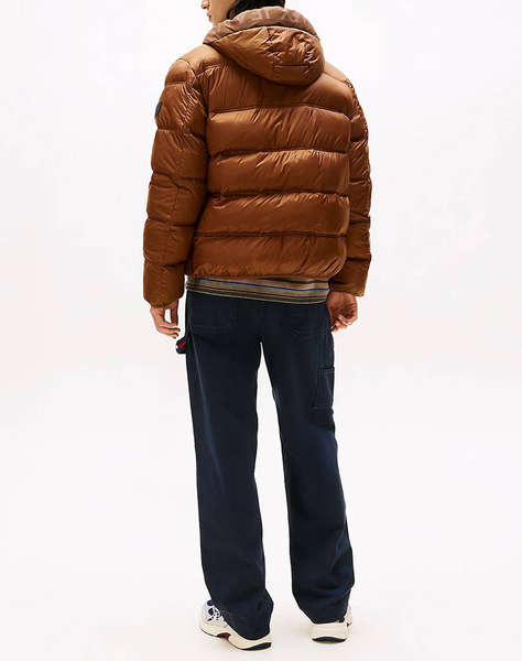 TOMMY JEANS TJM HOODED LOGO PUFFER EXT