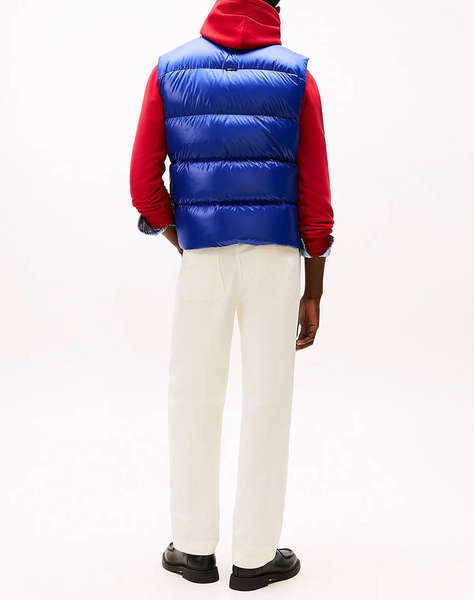 TOMMY HILFIGER RWB CREST SHINY DOWN VEST