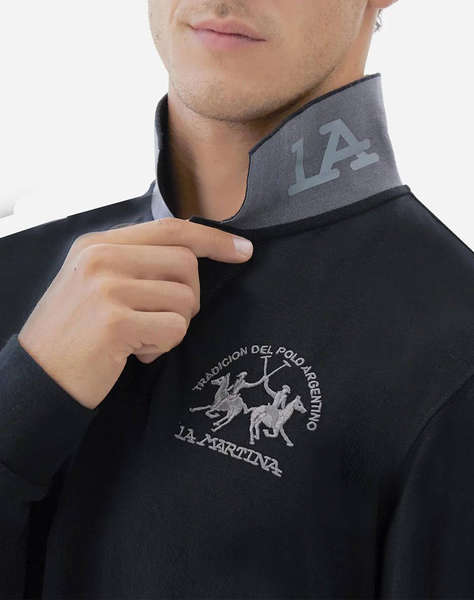 LAMARTINA BLOUSE ПОЛО MM MAN L/S POLO PIQUET STRETCH