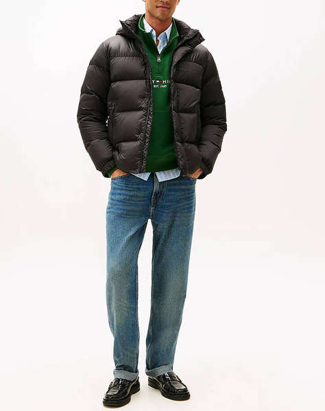 TOMMY HILFIGER MIX DOWN HOODED PUFFER