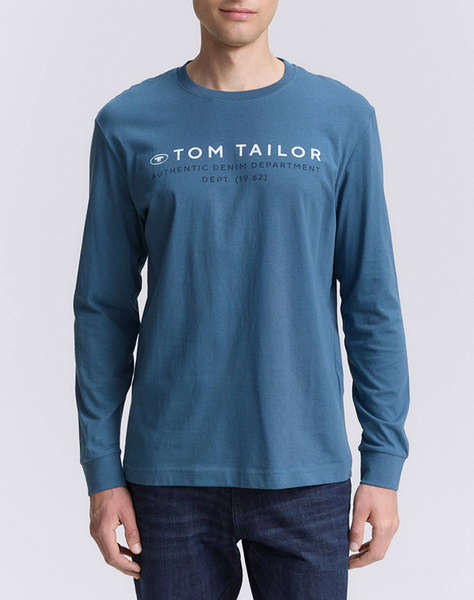 TOM TAILOR PRINTED LONGSLEEVE MEN''S T-SHIRT