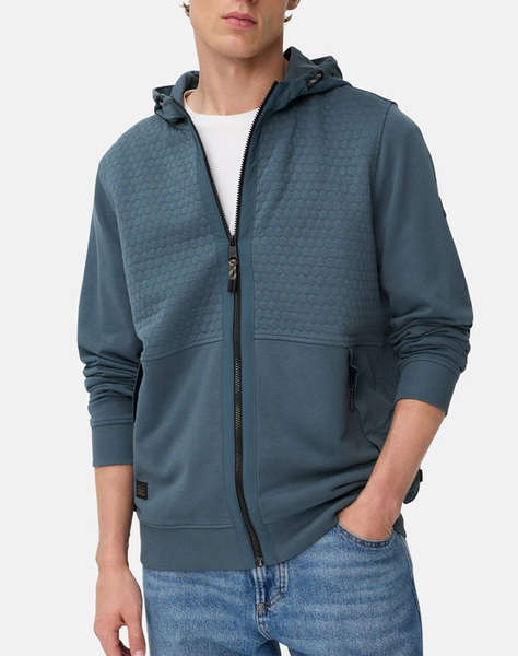CAMEL ACTIVE SWEATSHIRT ЖИЛЕТКА Full Zip Hoodie Material mix