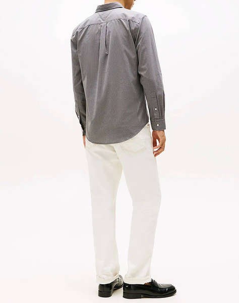 TOMMY HILFIGER FLEX POPLIN MICRO GINGHAM SHIRT