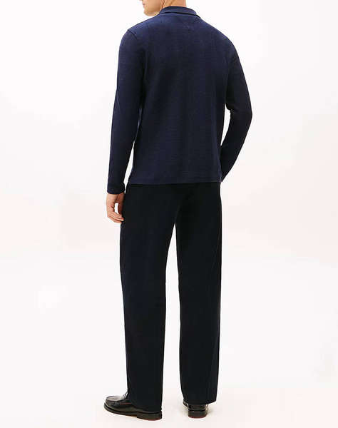 TOMMY HILFIGER LS HERRINGBONE REG POLO