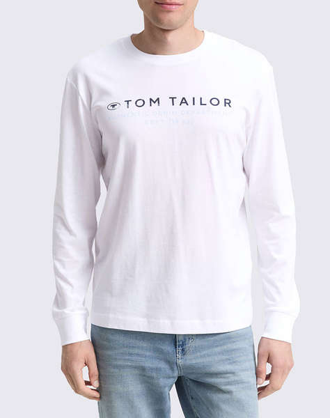 TOM TAILOR PRINTED LONGSLEEVE MEN''S T-SHIRT