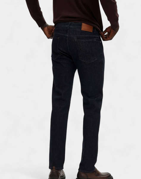 TRUSSARDI JEANS -5 TASCHE 370 CLOSE IN DENIM BLUE RINSE