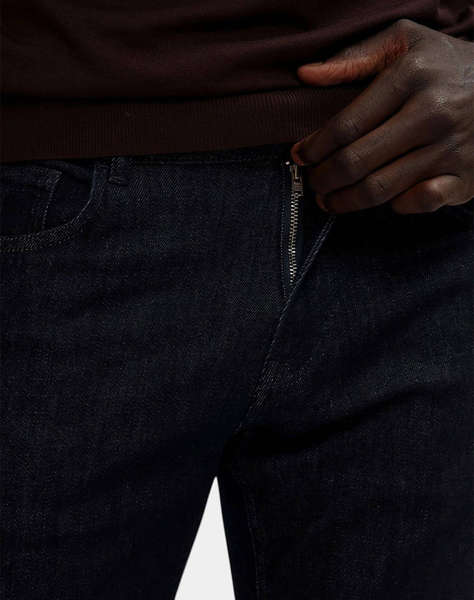 TRUSSARDI JEANS -5 TASCHE 370 CLOSE IN DENIM BLUE RINSE