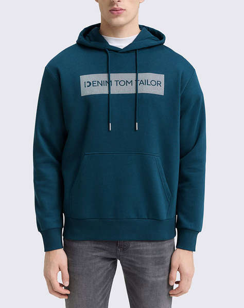 TOM TAILOR PRINTED SWEAT HOODIE MEN''S SWEATSHIRT